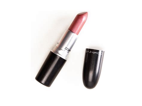 m a c metallic lipstick pale rose 10 oz boxed|Round.